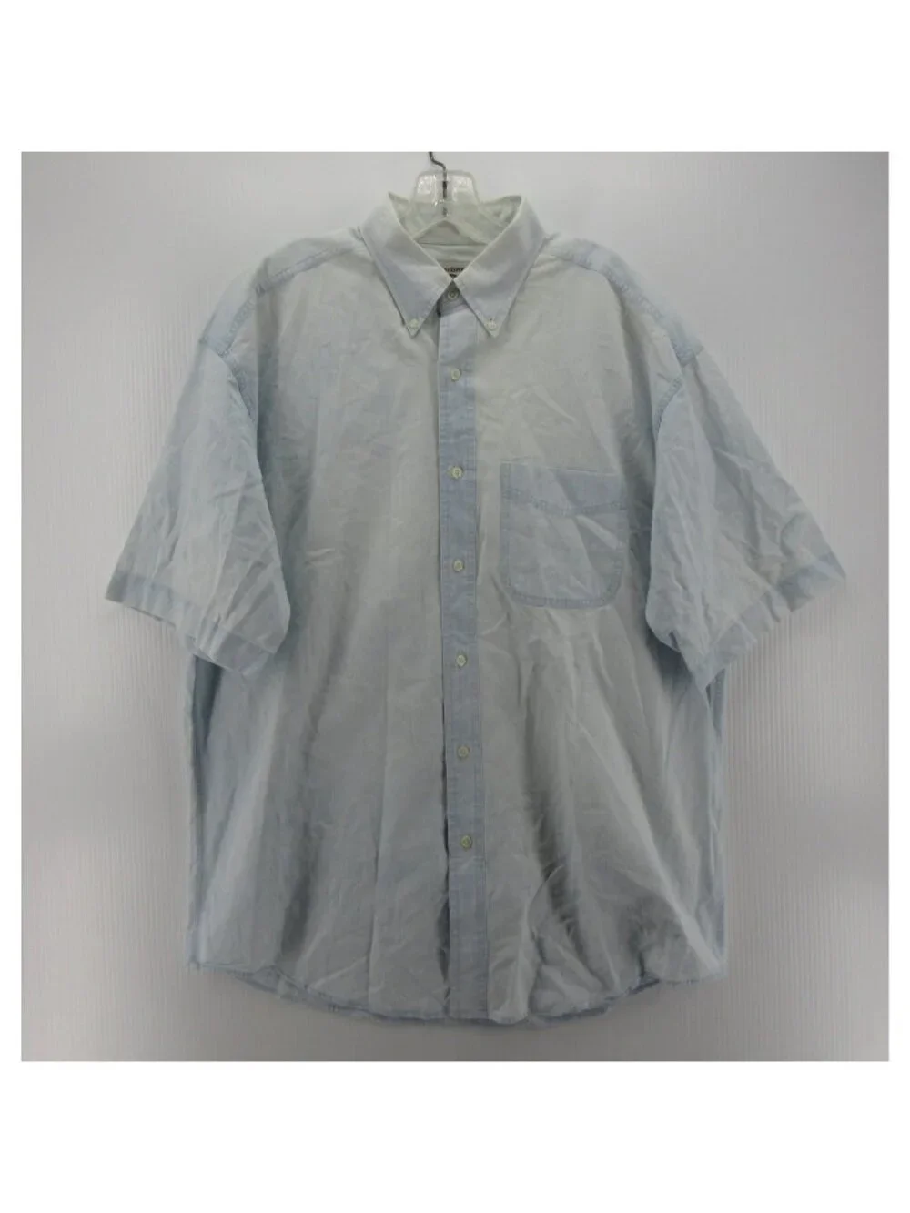 VINTAGE Banana Republic Shirt Large Chambray Button Up Travel Adventure